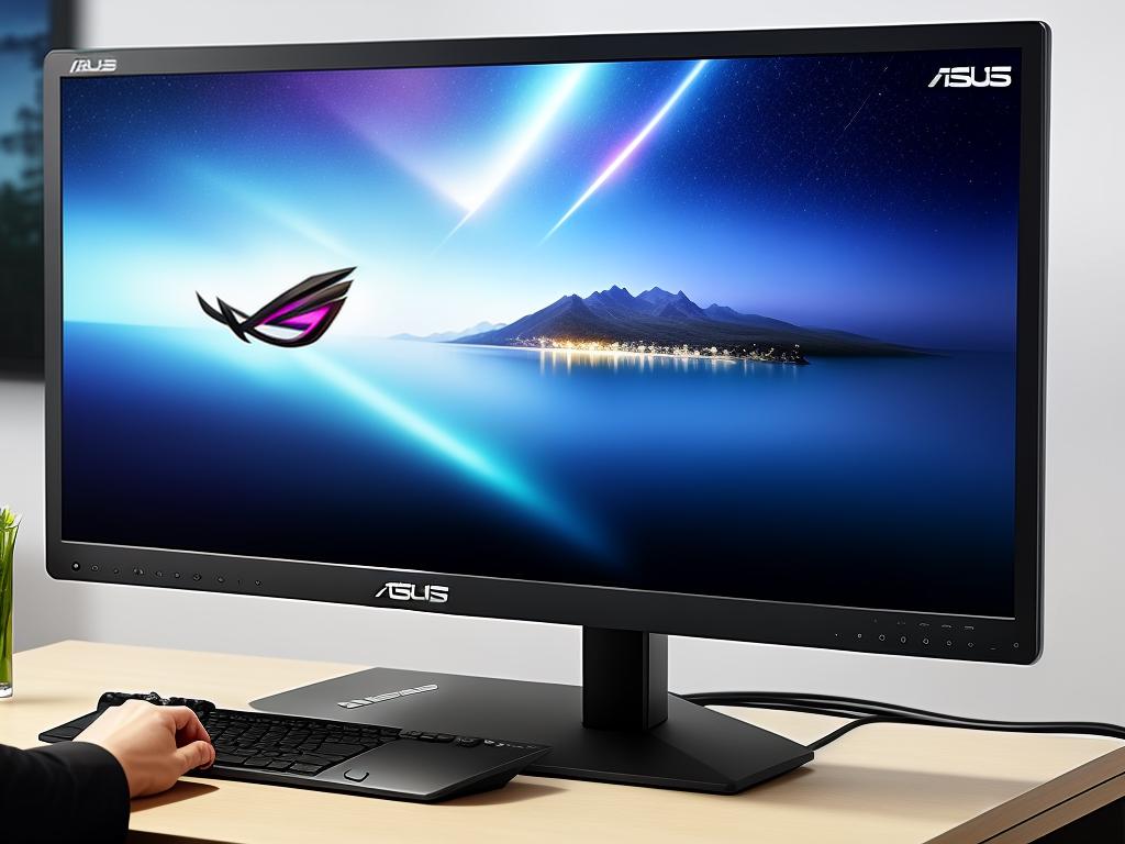 An image of the ASUS ProArt Display PA248QV 24.1” WUXGA Monitor, showcasing its expert-level precision and cutting-edge design.